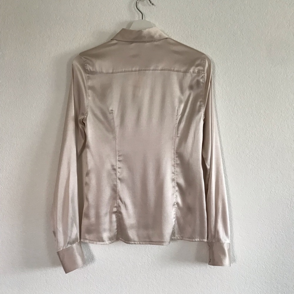 Bebe Button Down Blouse Size M - image 3